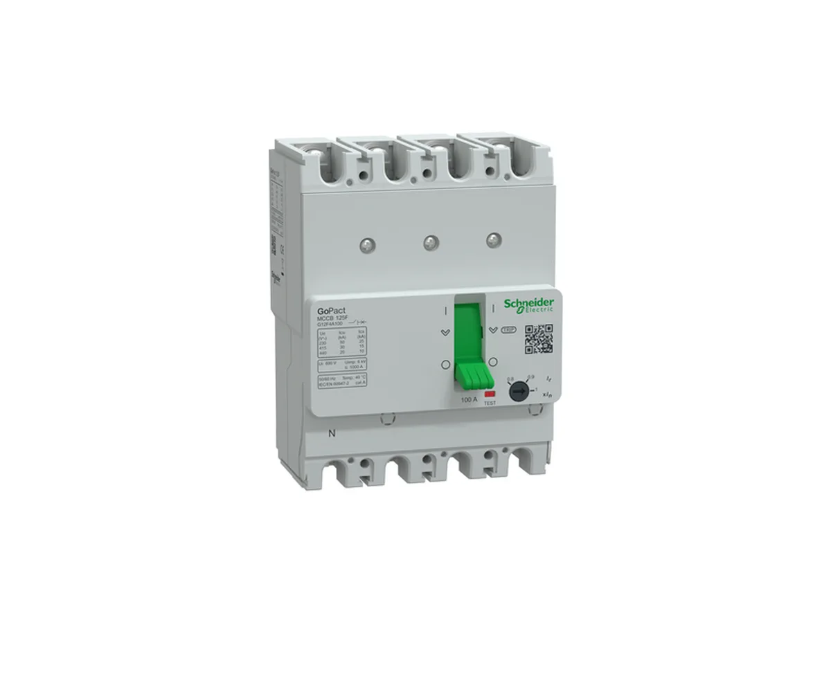 قاطع مقولب GoPact MCCB ‏125 ‏4P ‏100 A